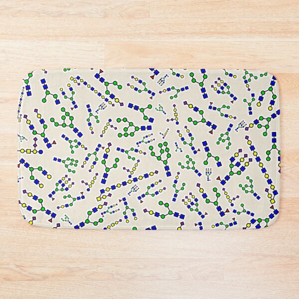 Item preview, Sugary Glycan Swirl - Ecru Background designed and sold by Artsy-Chemist.