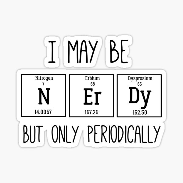 Be Periodic Table Stickers for Sale