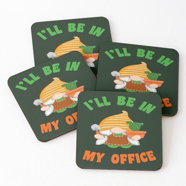 Item preview, I'll Be In My Office, Garden Gnome Funny Gardening Gift designed and sold by SaliDesigner.