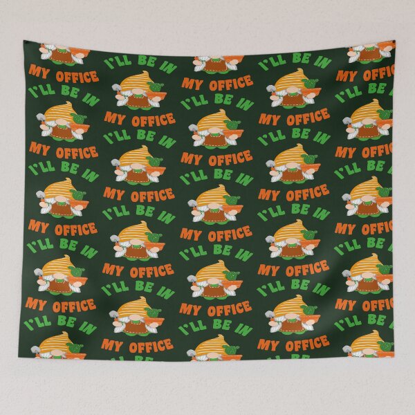 Item preview, I'll Be In My Office, Garden Gnome Funny Gardening Gift designed and sold by SaliDesigner.