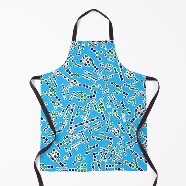 Item preview, Sugary Glycan Swirl - Blue Background designed and sold by Artsy-Chemist.