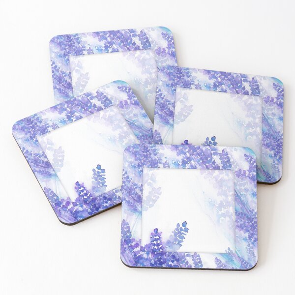 Item preview, Watercolor Lavender Flowers Seamless Pattern designed and sold by branaghbel.