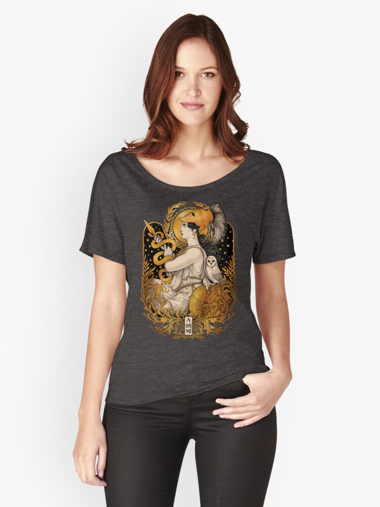 Thumbnail 1 of 3, Relaxed Fit T-Shirt, PALLAS ATHENA designed and sold by medusadollmaker.