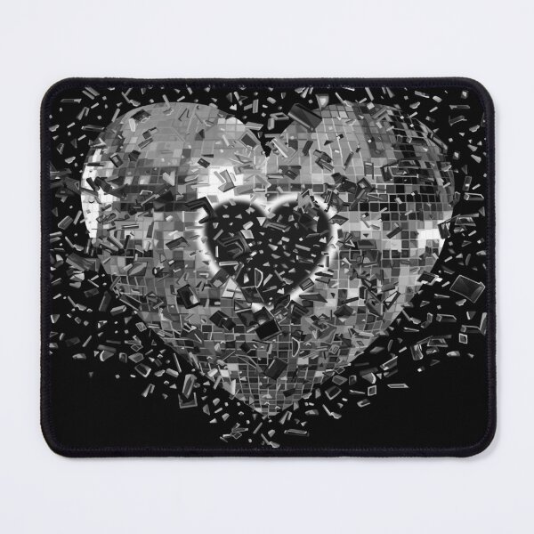 Item preview, Shattered Silver Disco Ball Heart designed and sold by Deborah Camp.