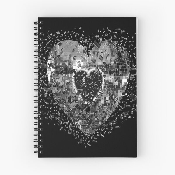 Item preview, Shattered Silver Disco Ball Heart designed and sold by Deborah Camp.