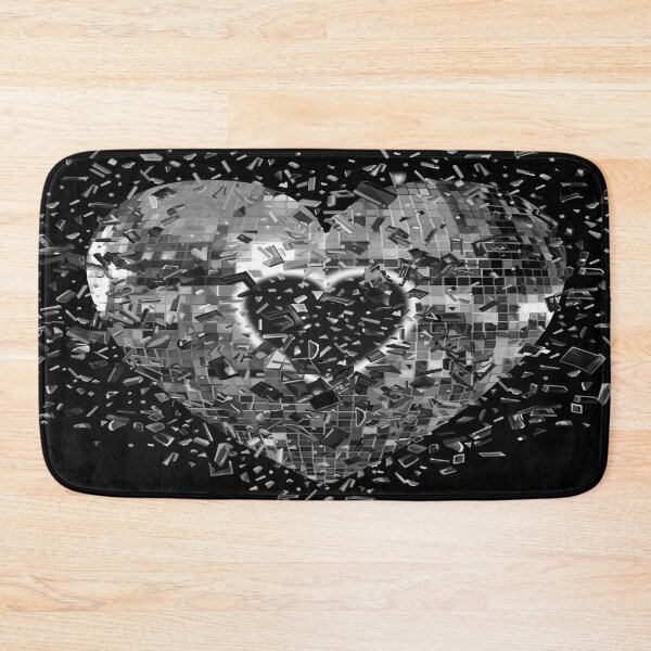 Item preview, Shattered Silver Disco Ball Heart designed and sold by Deborah Camp.
