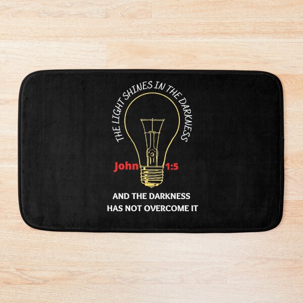 Item preview, John 1:5 Bible verse designed and sold by Rsagur12.