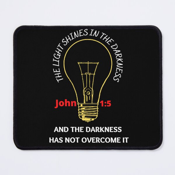 Item preview, John 1:5 Bible verse designed and sold by Rsagur12.