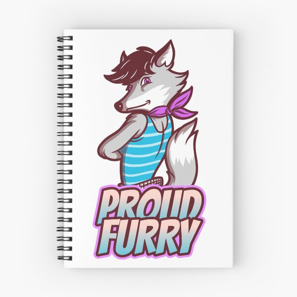 Item preview, Proud Furry Gray Wolf With Tank top & Bandana designed and sold by kahossa93.