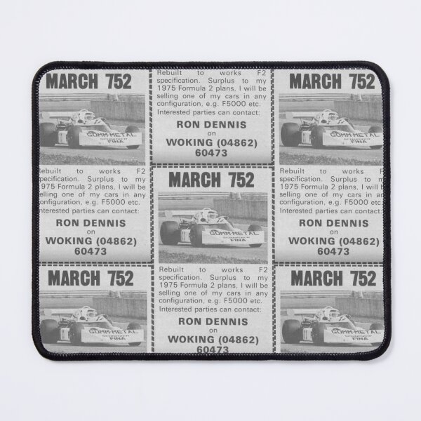 Item preview, Formula 1 newspaper ad designed and sold by Rashkin.
