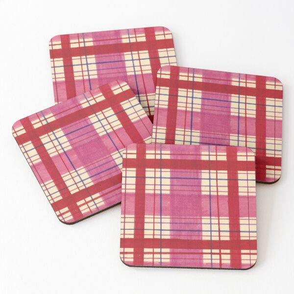 Item preview, hand drawn valentines day plaid designed and sold by Cora Gregory.