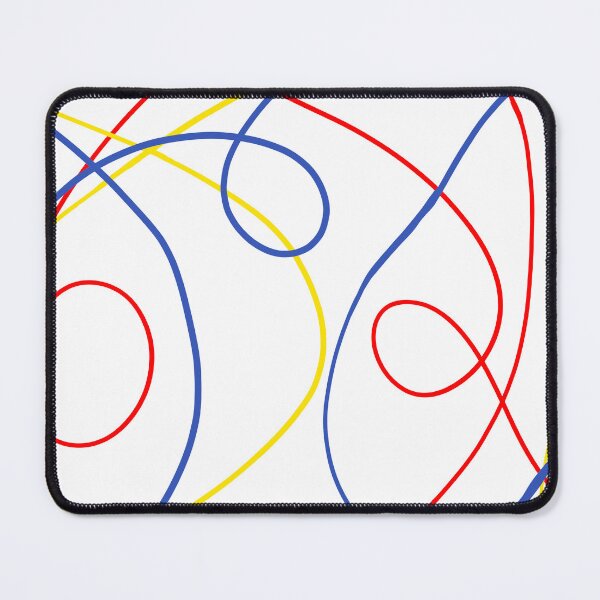 Item preview, Modern Loop Pattern - Primary Colors designed and sold by PaintInTheNight.