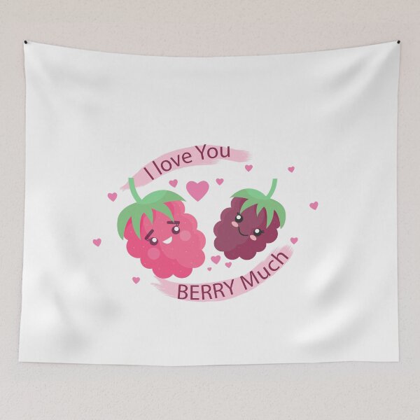 Item preview, I love you berry much blueberry Baby One-Piece, cute and  fun kids clothes designed and sold by Sun Rise.
