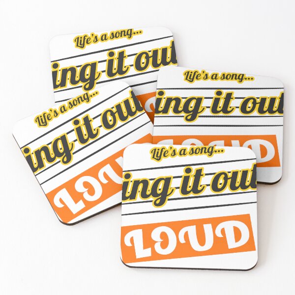 Item preview, Life Is A Song, Sing It Out Loud Typography designed and sold by DTEH.