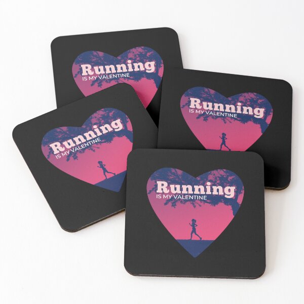 Item preview, Running Is My Valentine designed and sold by createdbycam.