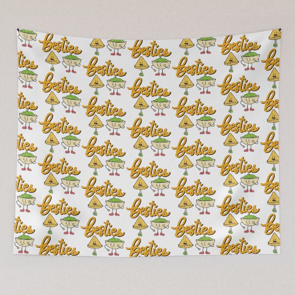 Item preview, True friends are hard to find ask Besties Tortilla Chips and Guacamole designed and sold by ShopTr3ndy.