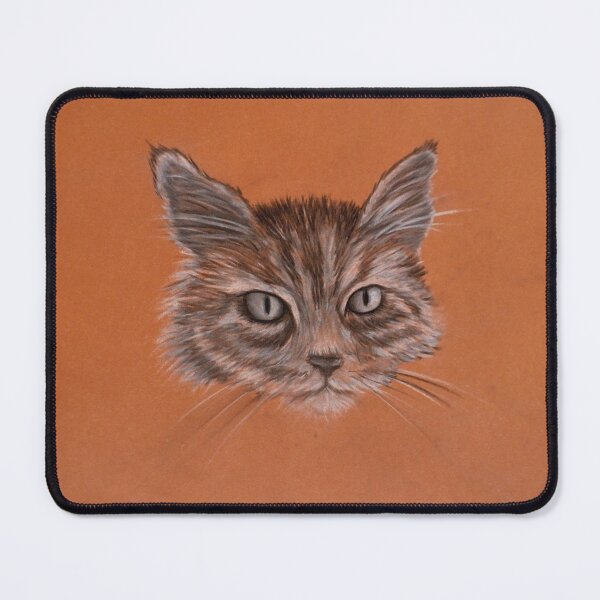 Item preview, Maine Coon Cat - Chalk & Charcoal designed and sold by PoizenThorn.