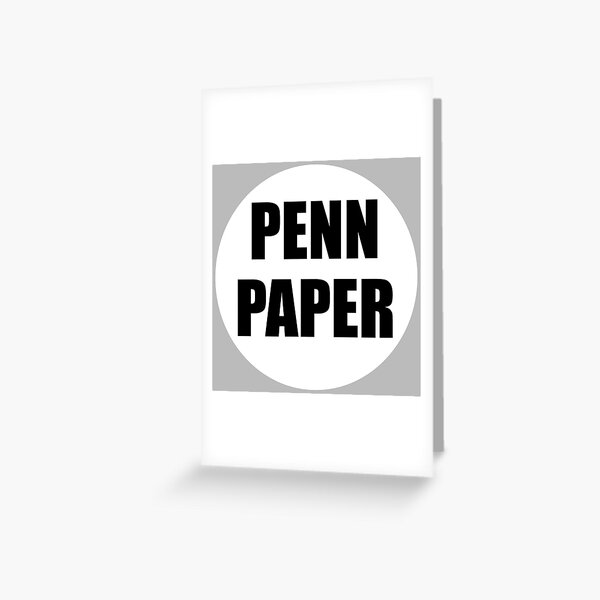 "The Penn Paper (featured Signage From 'The Office' TV Series ...