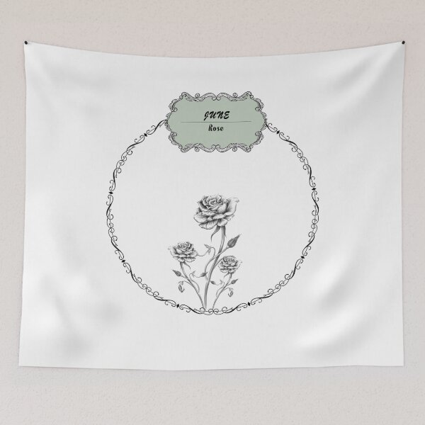 Item preview, June rose flower designed and sold by Rawan Alghunmien.