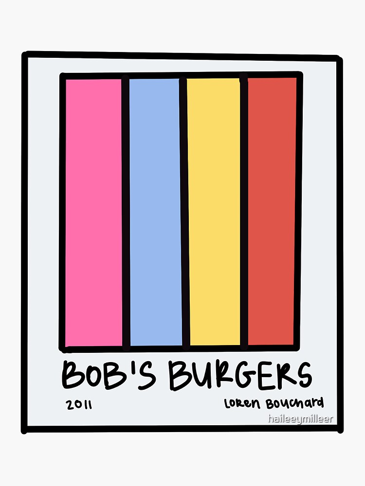 Bob's Burgers Sticker for Sale by haileeymilleer