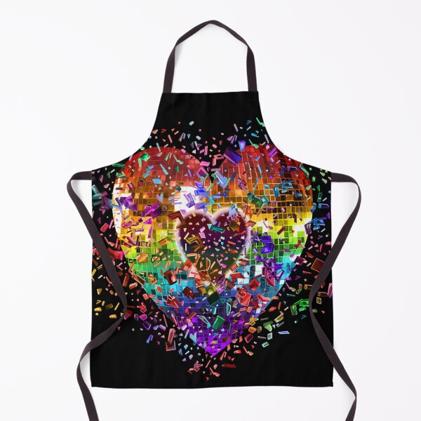Item preview, Shattered Rainbow Disco Ball Heart designed and sold by Deborah Camp.