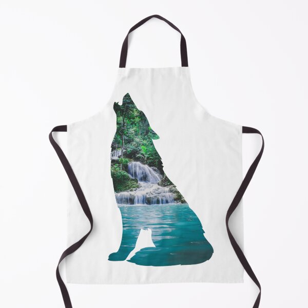 Item preview, Howling Wolf - Waterfall designed and sold by LukjanovArt.