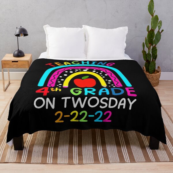 Item preview, Teaching 4th Grade On Twosday 2-22-2022 t-shirt - Twosday 2022 Rainbow - Valentines Day  designed and sold by Djikou.