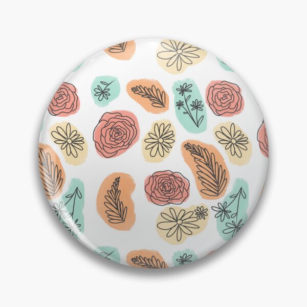 Item preview, Floral Color Blobs designed and sold by EvaGracesArt.