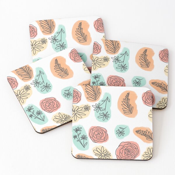 Item preview, Floral Color Blobs designed and sold by EvaGracesArt.