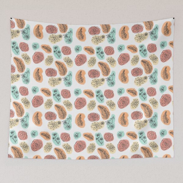 Item preview, Floral Color Blobs designed and sold by EvaGracesArt.