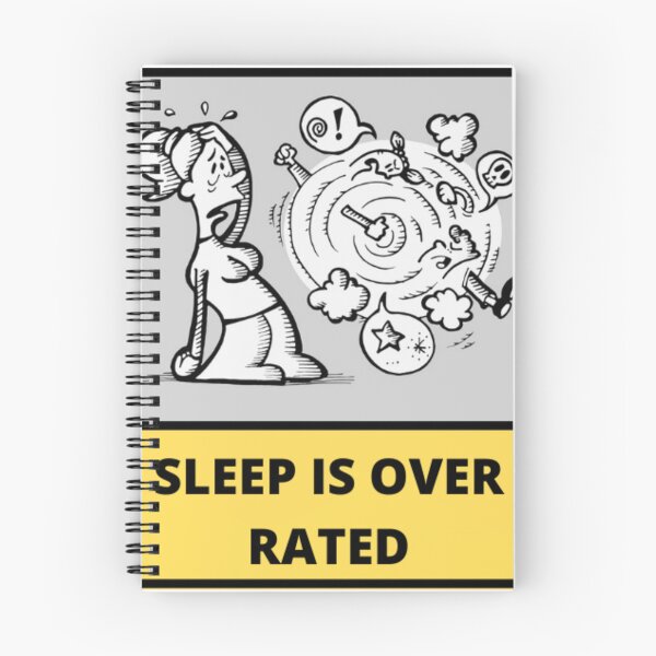 Item preview, SLEEP IS OVER RATED FUNNY SARCASTIC HUMOR designed and sold by MrCreativeArts.