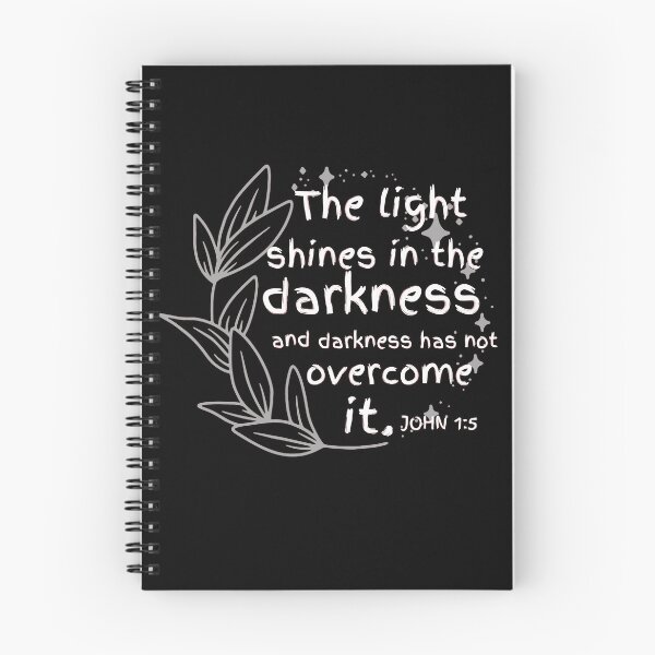 Item preview, John 1:5 Bible verse designed and sold by Rsagur12.