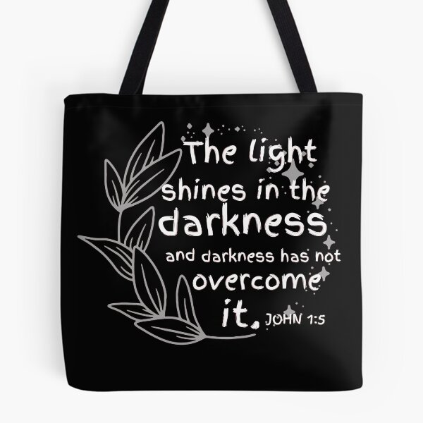Item preview, John 1:5 Bible verse designed and sold by Rsagur12.