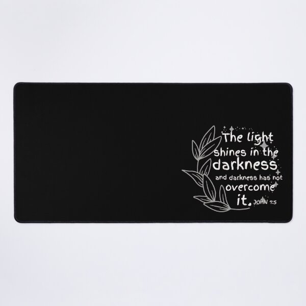 Item preview, John 1:5 Bible verse designed and sold by Rsagur12.