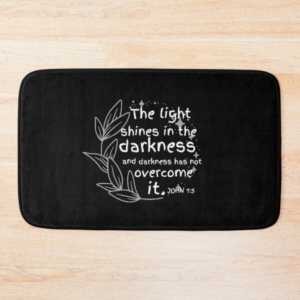Item preview, John 1:5 Bible verse designed and sold by Rsagur12.