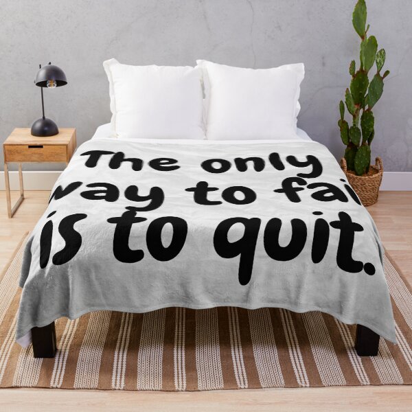 Item preview, Quitting Is Not On Option designed and sold by drip.design.co.
