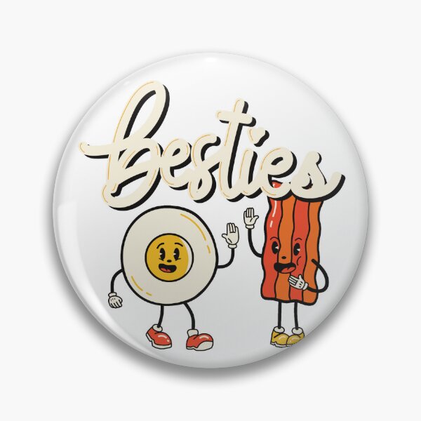 Item preview, True friends are hard to find ask Besties Egg and Bacon designed and sold by ShopTr3ndy.