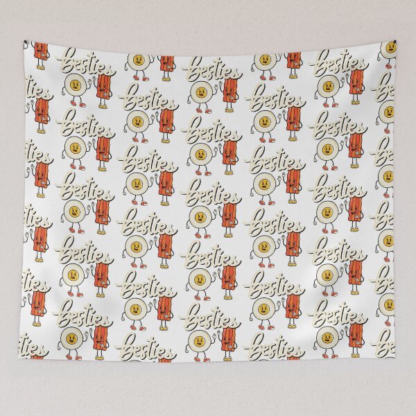 Item preview, True friends are hard to find ask Besties Egg and Bacon designed and sold by ShopTr3ndy.