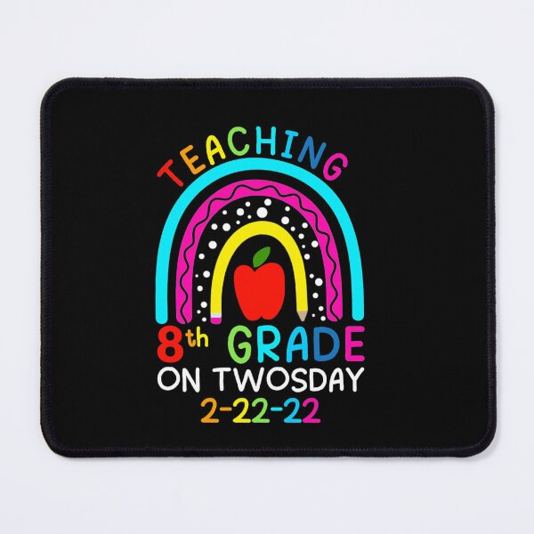 Item preview,  Teaching 8th Grade On Twosday 2-22-2022 t-shirt - Twosday 2022 Rainbow - Valentines Day  designed and sold by Djikou.