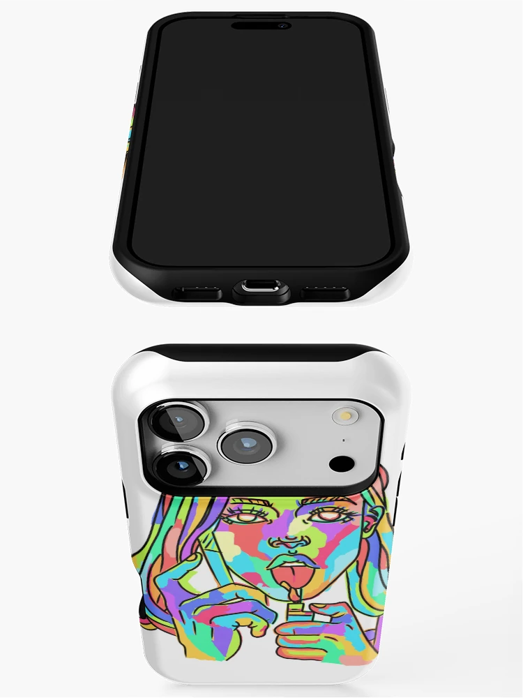 Thumbnail 3 of 4, iPhone Case, Colorful talks designed and sold by RMSdesigns.