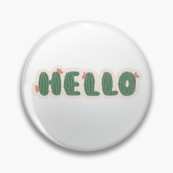 Item preview, “Hello” Cactus Letters designed and sold by EvaGracesArt.