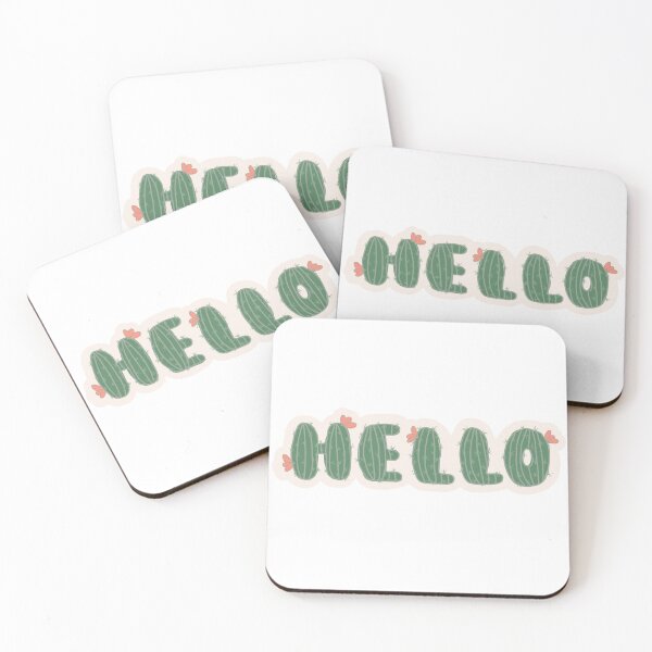Item preview, “Hello” Cactus Letters designed and sold by EvaGracesArt.
