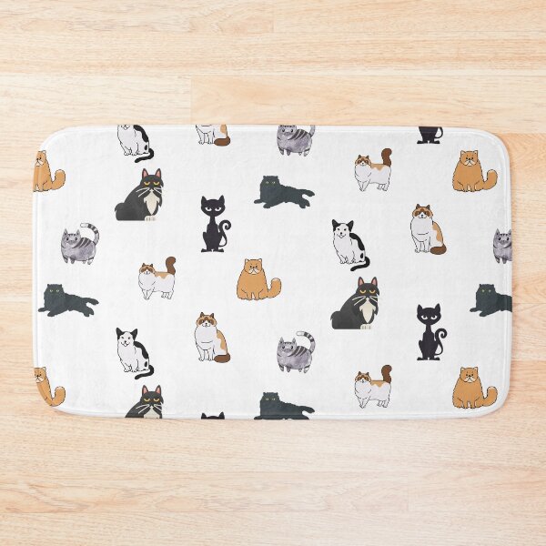 Item preview, Mixed Color Cute Cats and Kittens designed and sold by silviaol.