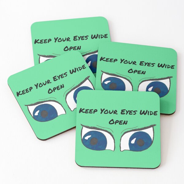 Item preview, Keep Your Eyes Wide Open green designed and sold by Cora Gregory.