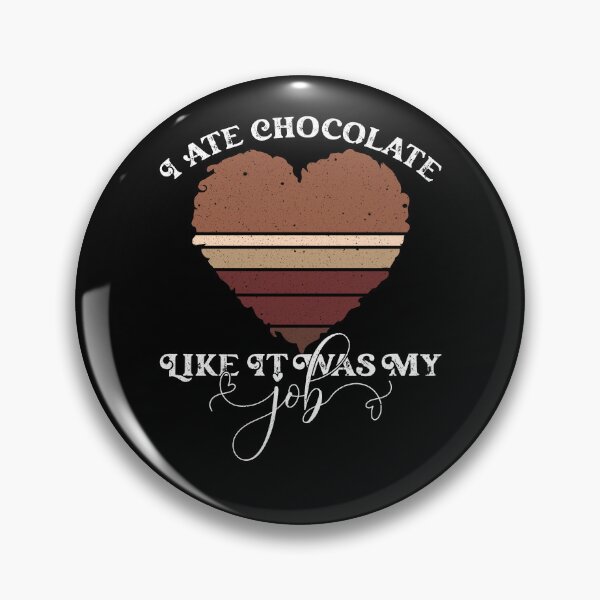 Item preview, Retro Chocolate Funny Saying - Chocolate Is The Answer designed and sold by fooderiffic.