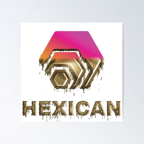 Item preview, Hex Crypto Hexican Half Dipped in Gold - White designed and sold by johnta17.
