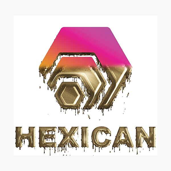 Item preview, Hex Crypto Hexican Half Dipped in Gold - White designed and sold by johnta17.