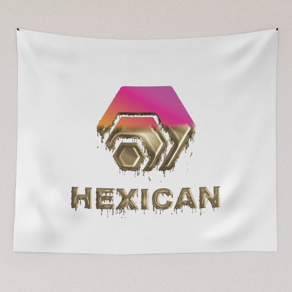 Item preview, Hex Crypto Hexican Half Dipped in Gold - White designed and sold by johnta17.