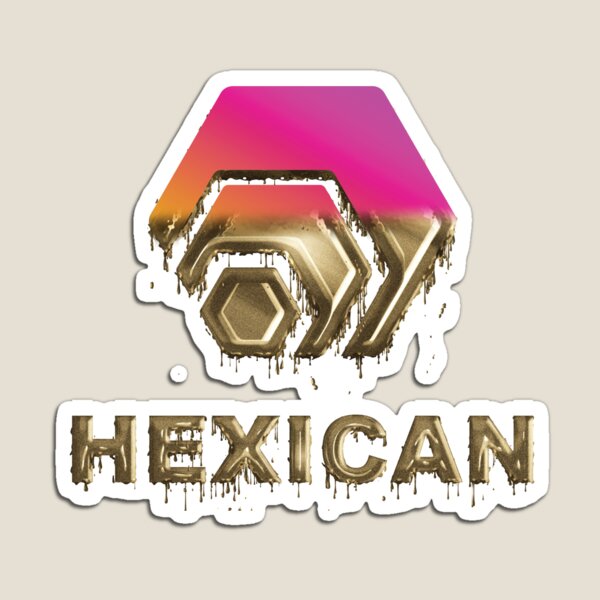 Item preview, Hex Crypto Hexican Half Dipped in Gold - White designed and sold by johnta17.