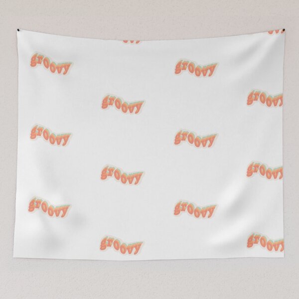 Item preview, “Groovy” lettering designed and sold by EvaGracesArt.